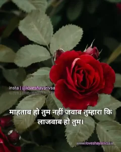 hindi love romantic shayari image