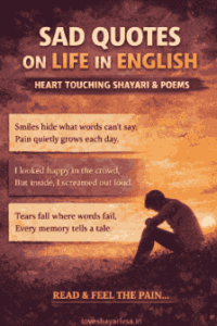 Sad Quotes on Life in English