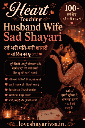 Heart Touching Husband Wife Sad Shayari