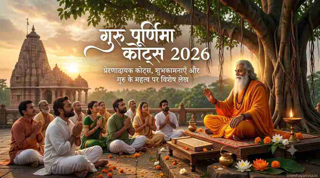 Guru Purnima Quotes in Hindi – Inspirational Wishes & Messages