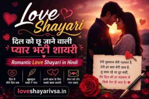 Romantic Love Shayari in Hindi image