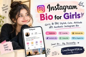 Instagram Bio for Girls stylish cute attitude aesthetic bio ideas